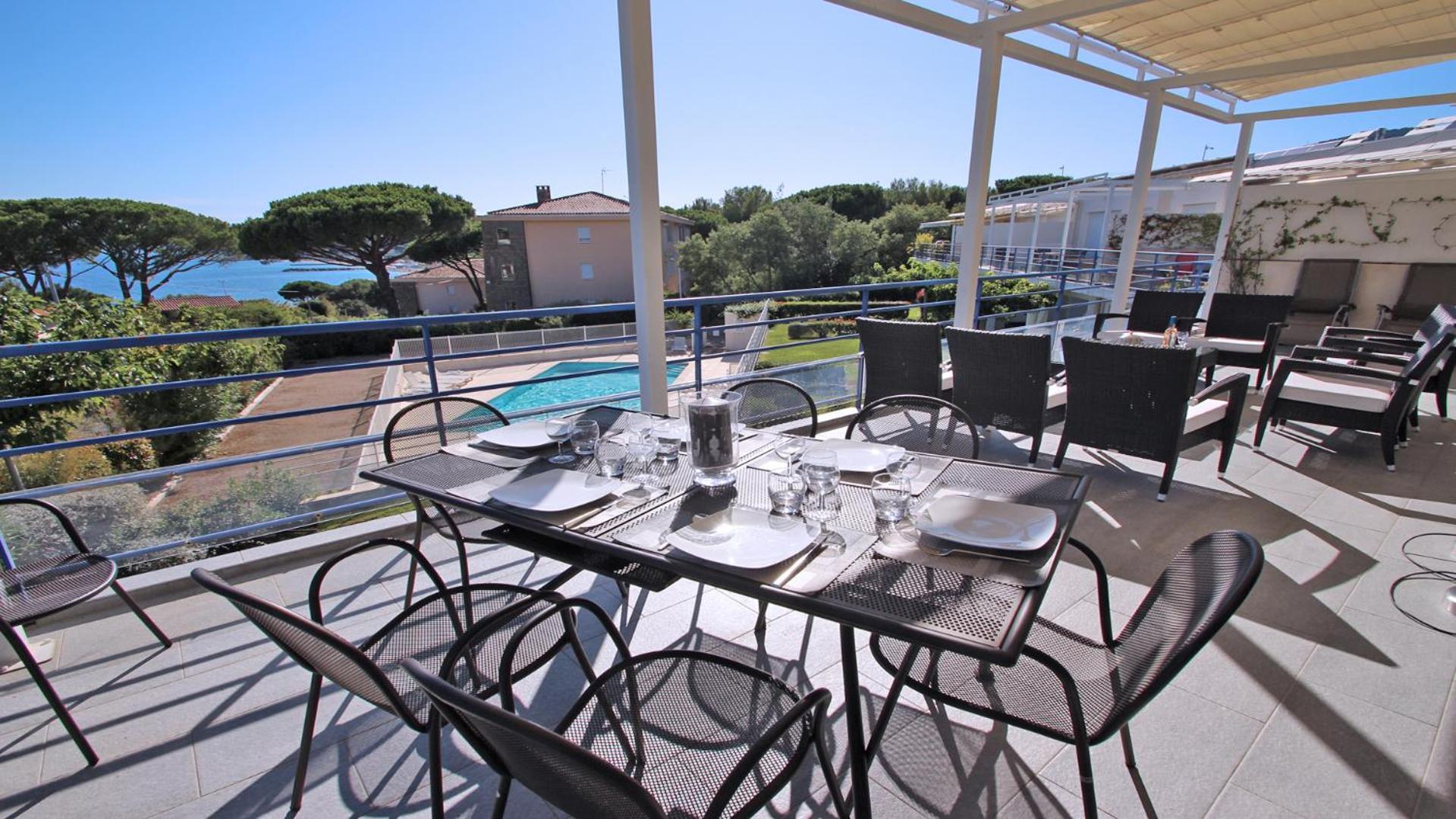 Apartament Les Terrasses De La Croisette Sainte-Maxime Zewnętrze zdjęcie
